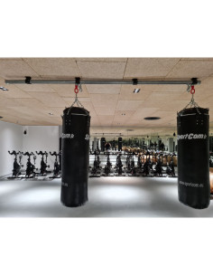 SAC DE FRAPPE EN CUIR VÉRITABLE 130CM SPORTCOM  2