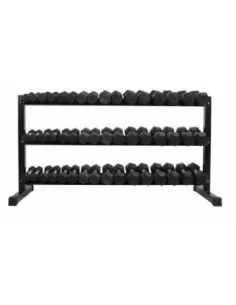 Rack d'haltères hexagonaux 3 plateaux Amaya sport ref 60997100-Home-musculation-Pas cher
