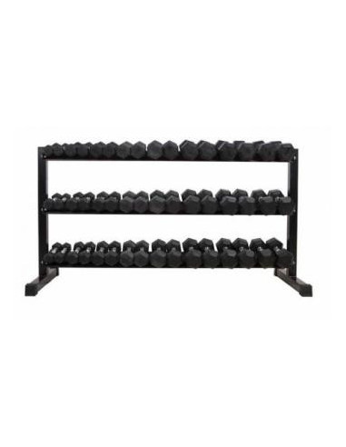 Rack d'haltères hexagonaux 3 plateaux Amaya sport ref 60997100-Home-musculation-Pas cher