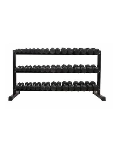 Rack d'haltères hexagonaux 3 plateaux Amaya sport ref 60997100-Home-musculation-Pas cher