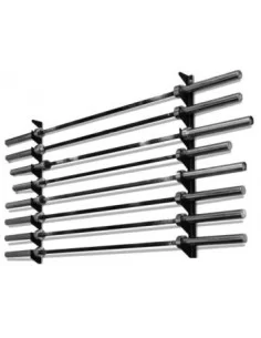 Rangement mural 8 barres olympiques 550843 Amaya Sport-Home-musculation-Pas cher