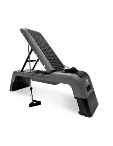 Step Fitness Deck Gris/Noir  AFW-Home-musculation-Pas cher