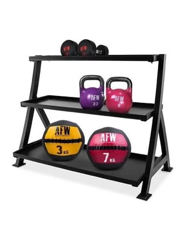 Support multi 3 plateaux AFW-Home-musculation-Pas cher