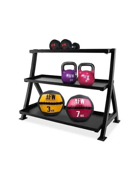 Support multi 3 plateaux AFW-Home-musculation-Pas cher