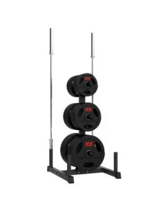 Rack de disques / 4 Barres  ETENON-Home-musculation-Pas cher