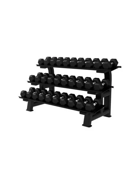 Rack Haltères Hexagonales Hex 3 plateaux AFW-Home-musculation-Pas cher