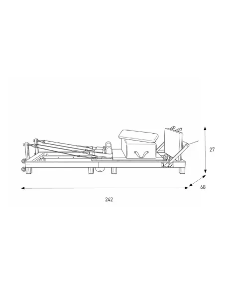 Home Pilates Reformer PRIMAL  avec set d' accessoires .