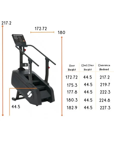 Simulateur escalier STEPR GO avec Écran LED