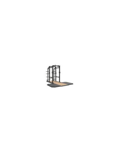 Cage à Squat Power rack Spirit Fitness avec plateforme de levage intégrée : Performance Robustesse et Sécurité Garanties 