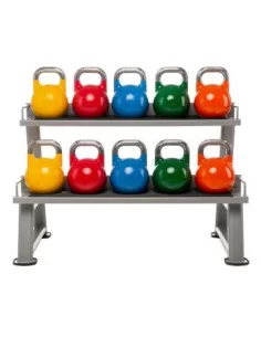 Rack Kettlebells 2 plateaux Ellipse Fitness-Home-musculation-Pas cher