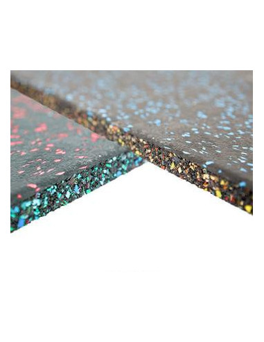 Dalle de Crosstraining Compact 1M² en 15mm tacheté couleurs FD 