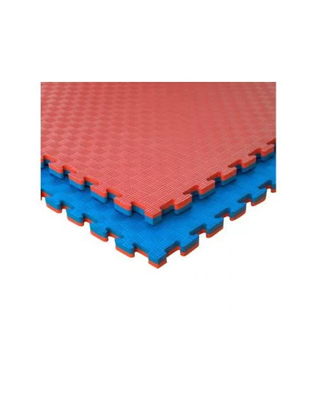 Tatami Puzzle Eva Mat 1000x1000x25mm Rouge/bleu (Haute Densité) 