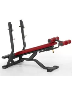 TELJU Fitness  Banc décliné Étroit, pour barre de 1.80m 4SHO072/0-Home-musculation-Pas cher