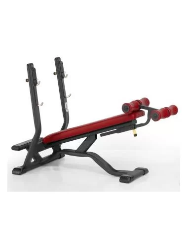 TELJU Fitness  Banc décliné Étroit, pour barre de 1.80m 4SHO072/0-Home-musculation-Pas cher
