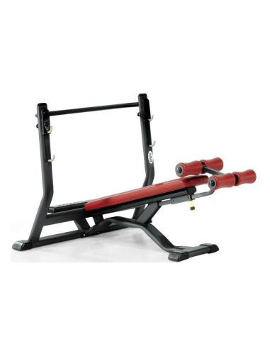 TELJU Fitness Banc développé décliné Olympique avec barre d´assistance 4SHO075/0-Home-musculation-Pas cher