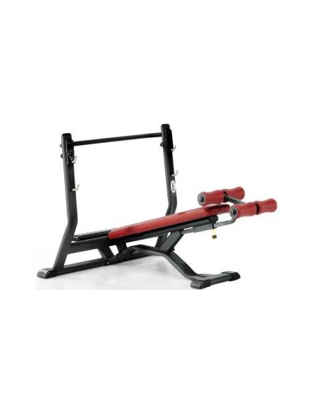 TELJU Fitness Banc développé décliné Olympique avec barre d´assistance 4SHO075/0-Home-musculation-Pas cher