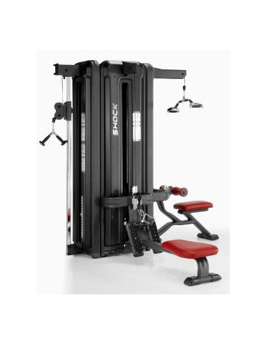 TELJU Fitness  Poulie trois postes 4SHO022/0-Home-musculation-Pas cher