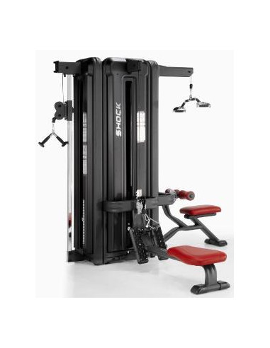 TELJU Fitness Poulie quatre postes 4SHO023/0-Home-musculation-Pas cher