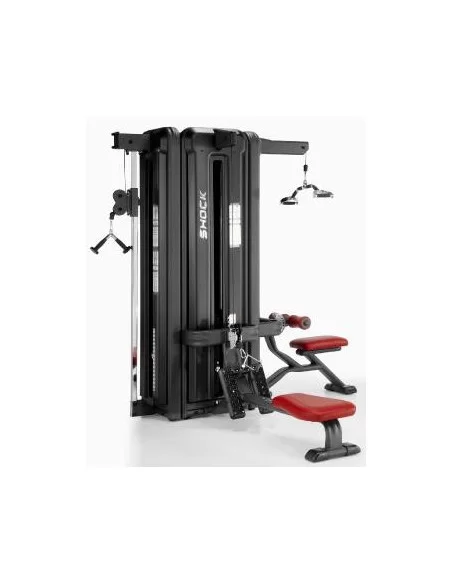 TELJU Fitness Poulie quatre postes 4SHO023/0-Home-musculation-Pas cher