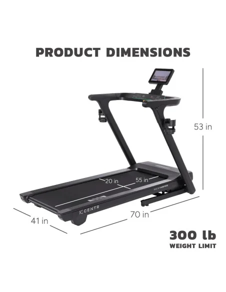 Tapis de course Run S Centr avec console interactive