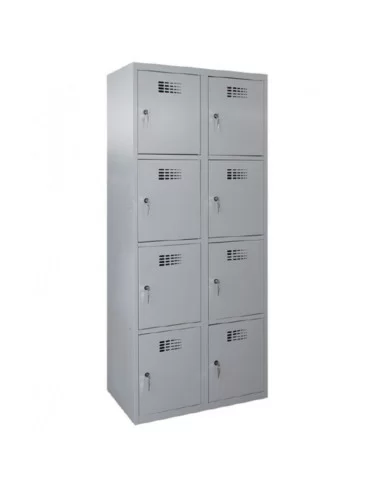 Vestiaire 4 cases superposées-Home-musculation-Pas cher