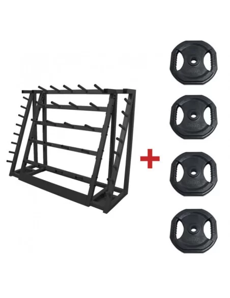 PACK RACK + 20 KITS PUMP 20KG NOIR (20KG)-Home-musculation-Pas cher