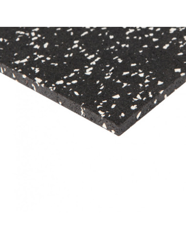 ROULEAU DE SOL 10mx1,25mx6mm NOIR/BLANC-Home-musculation-Pas cher