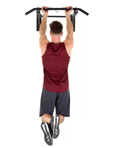 KIT BARRE DE TRACTION + POIGNÉE DE POMPES + MANIQUE-Home-musculation-Pas cher