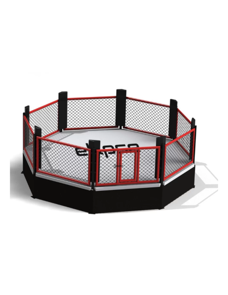 Cage de MMA sur plateforme 